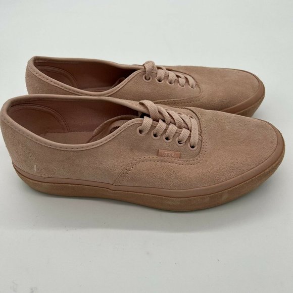 Vans Shoes - Vans Off the Wall Pink Nubuck Leather Skate Shoes Women’s 9